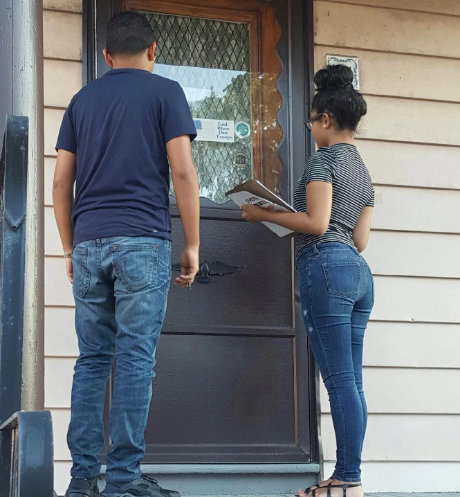 People door knocking