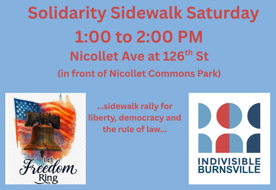 Sidewalk Solidarity Saturday